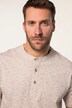 JP AWARE Henley, bæredygtighed, kortærmet, OCS-certificeret økologisk bomuld, genanvendt polyester