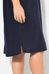 Vestido, mezcla de lino, oversize, cuello camisero, media manga