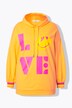 Hoodie, LOVE SMILEY motiv, hættetrøje