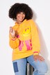 Hoodie, LOVE SMILEY motiv, hættetrøje
