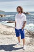 JP AWARE Cargo-Bermuda FLEXNAMIC®, Nachhaltigkeit, Sweat, recyceltes Polyester