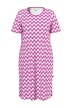 Noční košile, mušle, kulatý výstřih, krátké rukávy