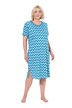 Noční košile, mušle, kulatý výstřih, krátké rukávy