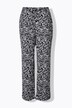 Pantalon à enfiler Rose en crêpe. Jambe large et taille élastique