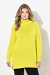 A-line turtleneck sweater