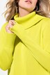 A-line turtleneck sweater