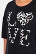 T-skjorte, oversized, leopard LOVE-statement
