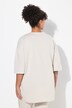 T-skjorte, oversized, leopard LOVE-statement