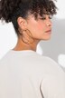 T-skjorte, oversized, leopard LOVE-statement