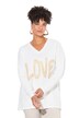 Svetr, oversize, LOVE