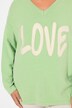 Neule, ylisuuri malli, LOVE