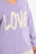Neule, ylisuuri malli, LOVE