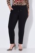 Broek, crincle-materiaal, zijstrepen, elastische tailleband