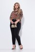 Broek, crincle-materiaal, zijstrepen, elastische tailleband