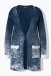 Vest, V-hals, knoopsluiting, lange mouwen