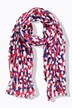 Foulard en viscose, motif graphique