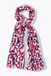 Foulard en viscose, motif graphique