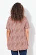 Longshirt, Punkte, A-Linie, Carree-Ausschnitt, Halbarm
