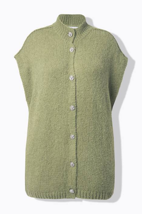 Gebreid vest, oversized, extra zacht