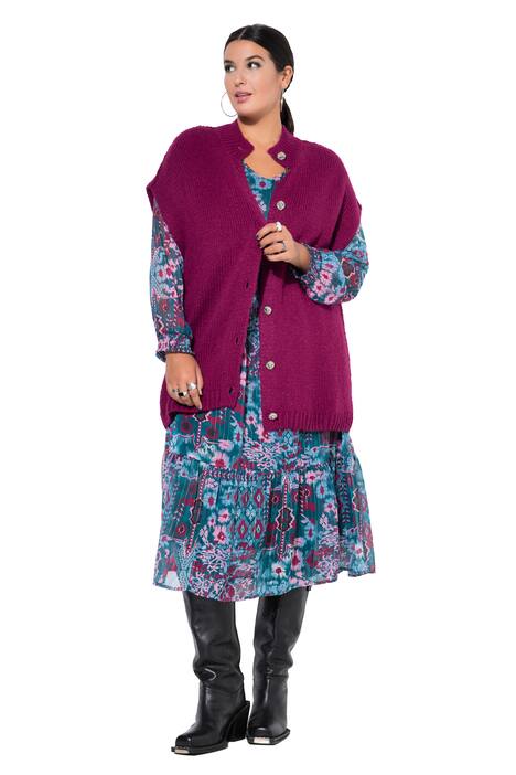 Úpletová vesta, oversize, extra měkká