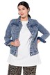 Džínová bunda, Regular, plošně s ozdobnými perlami