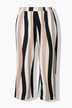 Culotte en jersey, rayures, jambes larges, coton bio