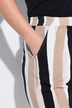 Culotte en jersey, rayures, jambes larges, coton bio