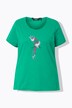 T-shirt, papegøje, klassisk, rund hals og halværmer