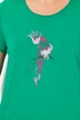 T-shirt, papegøje, klassisk, rund hals og halværmer