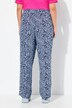 Pantalon Rose en crêpe. Jambe large, taille élastique