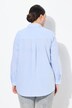 Blouse met strepen, sweet, A-lijn, overhemdkraag, lange mouw