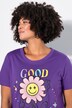 Camiseta, forma en A, motivo de flores