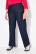 Jeans Mary, persvouw, wijde pijp, comfortabele tailleband