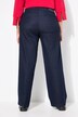 Jeans Mary, persvouw, wijde pijp, comfortabele tailleband