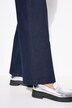Jeans Mary, persvouw, wijde pijp, comfortabele tailleband