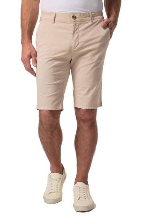 Chino bermudy Boston Park, břišní střih, rovný střih, do 72