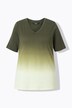 T-Shirt, Farbverlauf, Classic, V-Ausschnitt, Halbarm