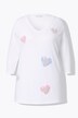 T-shirt, A-form, farvede 3D-hjerter