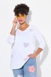 T-shirt, A-form, farvede 3D-hjerter