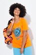 T-shirt, boxy pasform, teddy-motiv