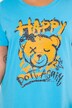 T-shirt, boxy pasform, teddy-motiv
