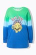 Genser, oversized, fargegradient, tiger-motiv