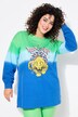 Genser, oversized, fargegradient, tiger-motiv