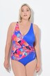 Maillot de bain à bonnets souples, décolleté esprit cache-cœur, matière recyclée