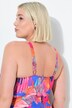Maillot de bain à bonnets souples, décolleté esprit cache-cœur, matière recyclée
