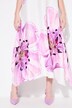 Midi-jurk, bloemen, tulp-silhouet, ronde hals, mouwloos