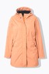 Veste longue Softshell imperméable, avec capuche, motif gouttes de pluie