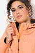 Veste longue Softshell imperméable, avec capuche, motif gouttes de pluie