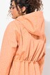 Veste longue Softshell imperméable, avec capuche, motif gouttes de pluie