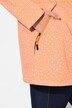 Veste longue Softshell imperméable, avec capuche, motif gouttes de pluie